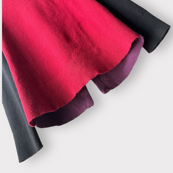 Ply Cashmere Brand 100% Cashmere Back Zip Sweater, Size M, Burgundy Purple - Picture 6 of 10